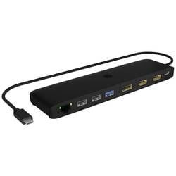 ICY BOX USB-C Triple DockingStation IB-DK2116-C 4K, 2xHDMI & 1xDP, 4x USB, GB