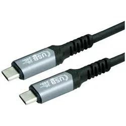 VALUE USB4 Gen2x2 Kabel, C?C, ST/ST, 4K UHD-1, 20Gbit/s, 240W, schwarz, 2 m