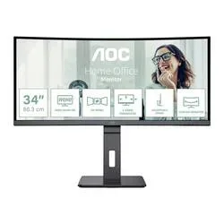 AOC Pro-Line CU34P3CV LED-Monitor EEK G (A - G) 86.4 cm (34 Zoll) 3440 x 1440 Pixel 21:9 4 ms HDMI®, DisplayPort,
