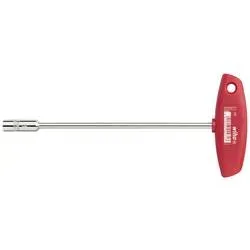 Wiha Sechskant-Steckschlüssel 6x125mm T-Griff plus6 Werkstatt Steckschlüssel-Schraubendreher Schlüsselweite (metrisch):
