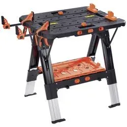 JORGENSEN M60Pro Klappwerkbank (B x T) 635 mm x 787 mm Schwarz, Orange