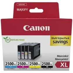 CANON Multipack Tinte XL BKCMY PGI-2500XL MAXIFY MB5050/5350 128.8ml