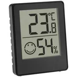 TFA Dostmann Digitales Thermo-Hygrometer Thermo-/Hygrometer Schwarz 30.5039.01.03