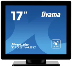 Iiyama ProLite T1721MSC-B2 Touchscreen-Monitor EEK: E (A - G) 43.2 cm (17 Zoll) 1280 x 1024 Pixel 5:4 5 ms VGA, HDMI®,