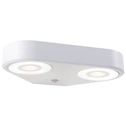 Paulmann Silma 94868 LED-Außenwandleuchte mit Bewegungsmelder LED LED fest eingebaut 11 W Weiß