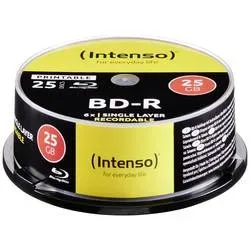 INTENSO Blue-ray 25 GB, 6x, Print. 5101114 Cake Box 25 Discs