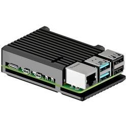 Joy-it ARMOR Case BLOCK SBC-Gehäuse Passend für (Entwicklungskits): Raspberry Pi® inkl. passiven Kühler Schwarz