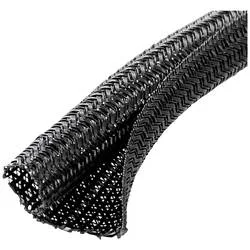 Quadrios 23CA249 23CA249 Geflechtschlauch Schwarz Polyester 50 bis 51 mm Meterware