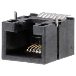 Molex Cat 3 Mod Jack/Plug 855025012 Buchse Polzahl Sensoren 8P8C Schwarz 1 St.