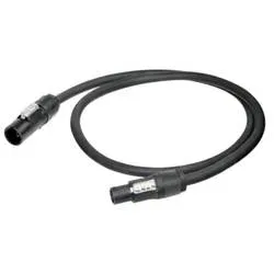 Neutrik 1027574 Strom Anschlusskabel Schwarz 15 m