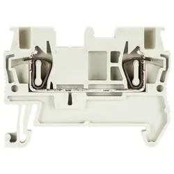 Wieland Electric 56.702.0053.0 Durchgangsklemme Federzuganschluss Grau 50 St.