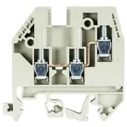 Wieland Electric 57.504.5055.0 Duo-Durchgangsklemme Schrauben Grau 100 St.