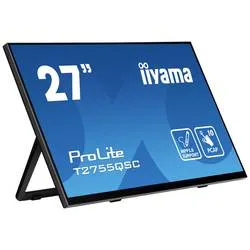 Iiyama ProLite T2755QSC-B1 Touchscreen-Monitor EEK: D (A - G) 68.6 cm (27 Zoll) 2560 x 1440 Pixel 16:9 5 ms HDMI®,