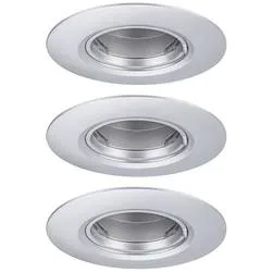 Paulmann 92113 Einbauleuchte 3er Set LED GU10 Chrom (matt)