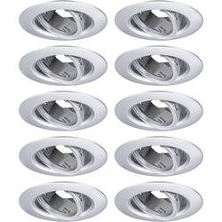 Paulmann 92116 Einbauleuchte 10er Set LED GU10 100 W Chrom (matt)