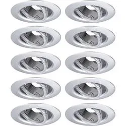 Paulmann 92116 Einbauleuchte 10er Set LED GU10 100 W Chrom (matt)