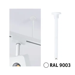 Paulmann 95654 Hochvolt-Schienensystem-Komponente Schienenabhängung Signal-Weiß