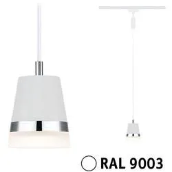 Paulmann Cone Hochvolt-Schienensystem-Leuchte URail GU10 Signal-Weiß