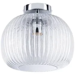 Paulmann 71142 Ruya Deckenleuchte E27 Glas, Chrom
