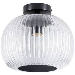 Paulmann 71146 Ruya Deckenleuchte E27 Glas, Schwarz (matt)