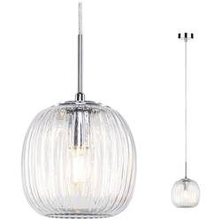 Paulmann Ruya 71143 Pendelleuchte E14 Glas, Chrom