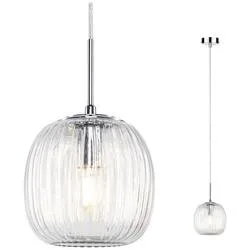 Paulmann Ruya 71143 Pendelleuchte E14 Glas, Chrom