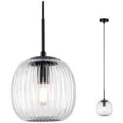 Paulmann Ruya 71147 Pendelleuchte E14 20 W Glas, Schwarz (matt)
