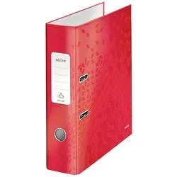 LEITZ Ordner WOW 180&deg; 8cm 1005-00-26 rot A4