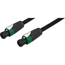 Monacor Lautsprecher Kabel 4 x 2.5 mm² 2 m Schwarz