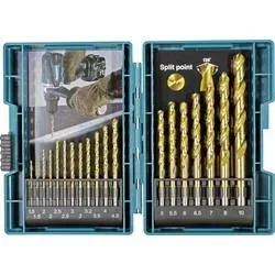 Makita B-67795 B-67795 Metall-Spiralbohrer-Set 1.5 mm, 2.0 mm, 2.5 mm, 3.0 mm, 3.2 mm, 3.5 mm, 4.0 mm, 4.5 mm, 5.0 mm,
