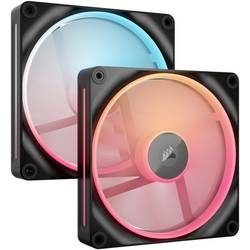 Corsair LX140-R RGB iC PC-Gehäuse-Lüfter Schwarz (B x H x T) 140 x 140 x 20 mm