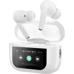 Music Man BT-X72 In Ear Headset Bluetooth® Stereo Weiß Noise Cancelling Batterieladeanzeige, Headset, Ladecase,