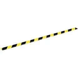 Durable 1107130 Schutzprofil Schwarz, Gelb (L x B x H) 1000 x 40 x 10 mm