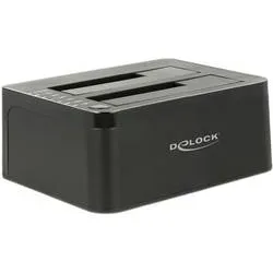 Delock 62661 SATA 6 Gb/s, DC-Buchse 3.5 mm Festplatten-Dockingstation