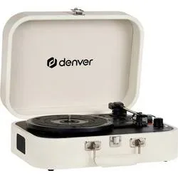 Denver VPL-130 USB-Plattenspieler Creme-Weiß