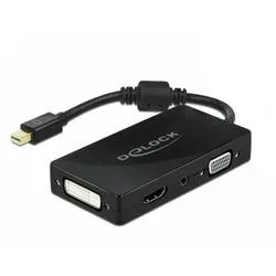 DeLock - 62073 Schnittstellen-Hub USB 2.0 Type-B Schwarz
