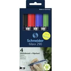 Schneider Whiteboard-Marker Maxx 290 Mehrfarbig 1-3 mm 4 Stück