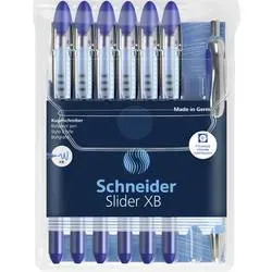 Schneider Kugelschreiber Slider Blau 0.7 mm 7 Stück