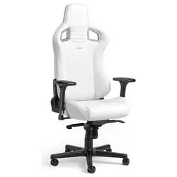 Noblechairs noblechairs EPIC Gaming-Stuhl - White Edition Gaming-Stuhl Weiß