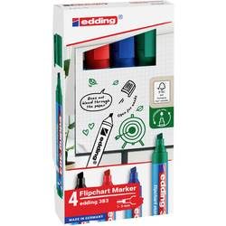 EDDING Flipchart Marker 383 1-5mm 383-E4 4 Farben