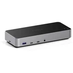Satechi - Triple 4K Display Docking Station mit 12 Ports, Spacegrau, One Size
