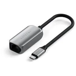 Satechi USB-C® Adapter [1x USB-C® Stecker - 1x Gigabit-LAN (1/2.5 Gbit/s)] ST-AE25M 0.1 m