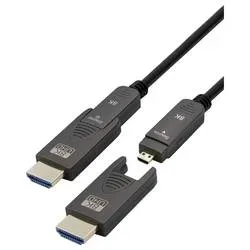 Maxtrack HDMI Anschlusskabel 30 m Schwarz C504-30ML 8K UHD HDMI-Kabel