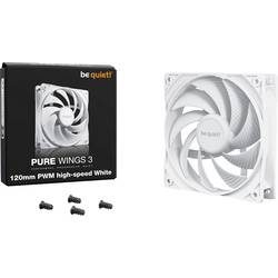 BeQuiet PURE WINGS 3 White 120mm PWM high-speed PC-Gehäuse-Lüfter Weiß (B x H x T) 120 x 25 x 120 mm
