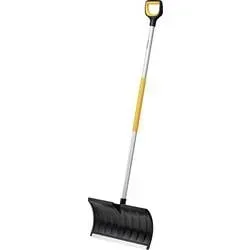 Fiskars 1057179 Schneeschieber 530 mm Aluminium, Kunststoff