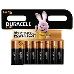 Duracell Plus Power Boost MN1500 Mignon (AA)-Batterie 1.5 V 16 St.