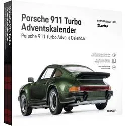 FRANZIS 67233 - Porsche 911 Turbo Adventskalender Oakgrünmetallic