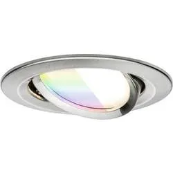 Paulmann 92439 LED-Deckenleuchte, LED-Einbauleuchte LED LED 6 W Eisen (gebürstet)