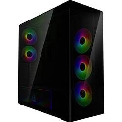 Arctic Xtender Midi-Tower PC-Gehäuse, Gaming-Gehäuse Schwarz