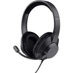 Trust Trust Ayda Max - Headset - On-Ear - kabelgebunden Kopfhörer-Audiochip kabelgebunden Schwarz Noise Cancelling